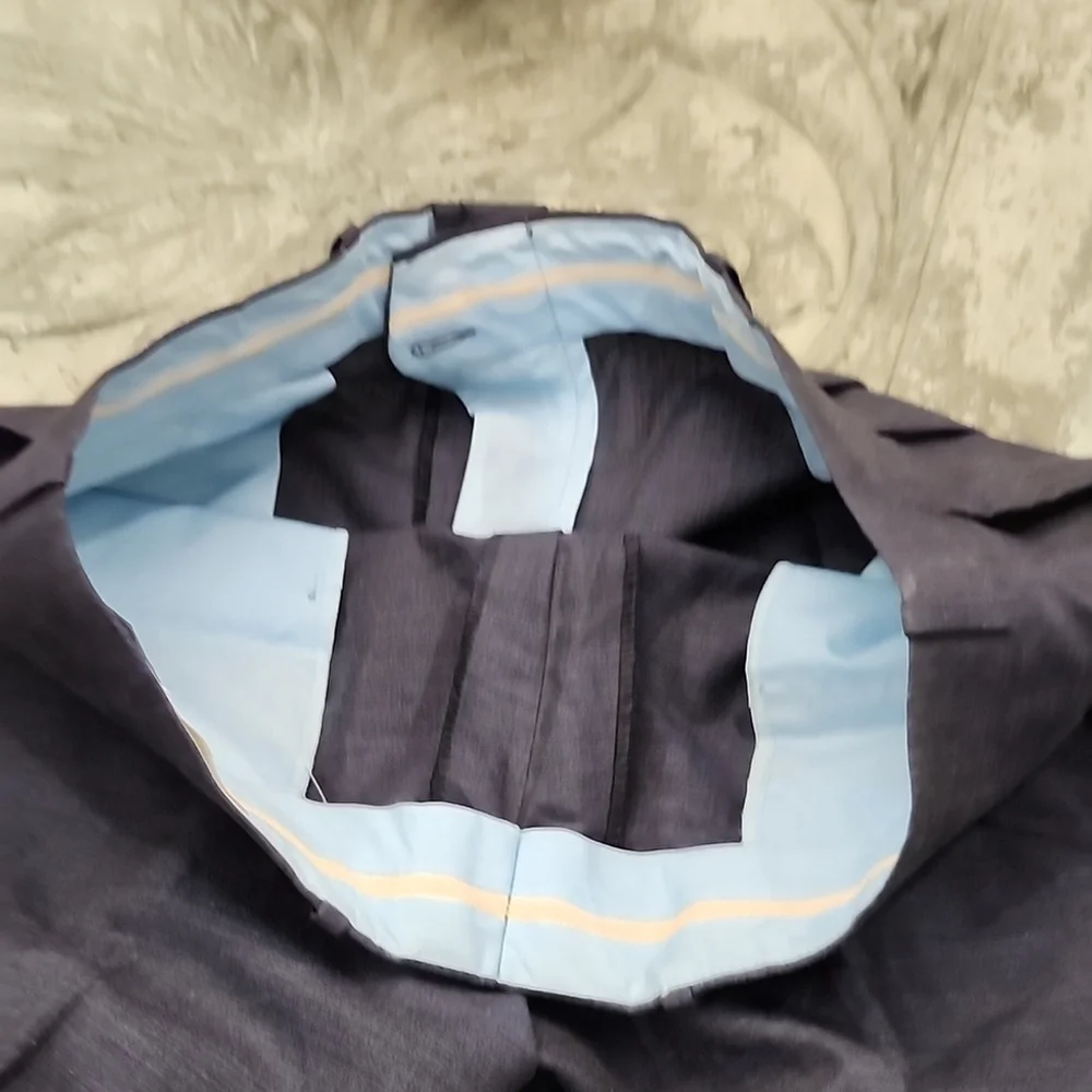 Givenchy men's navy linen blend dress pants like new 36